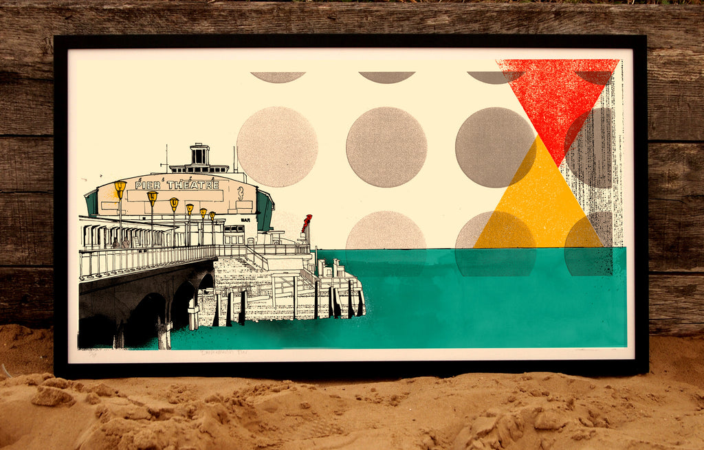 Limited Edition Bournemouth Beach Pier Print